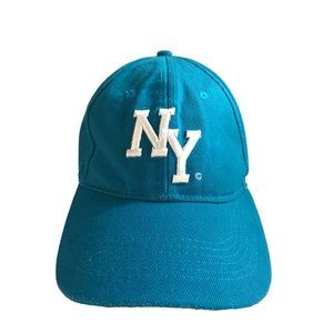 NYC 1664 New York City Established 1664 Blue VTG Denim Adjustable Cap Hat Lid